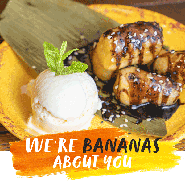 Here's to a sweet Valentine's Banana Tree